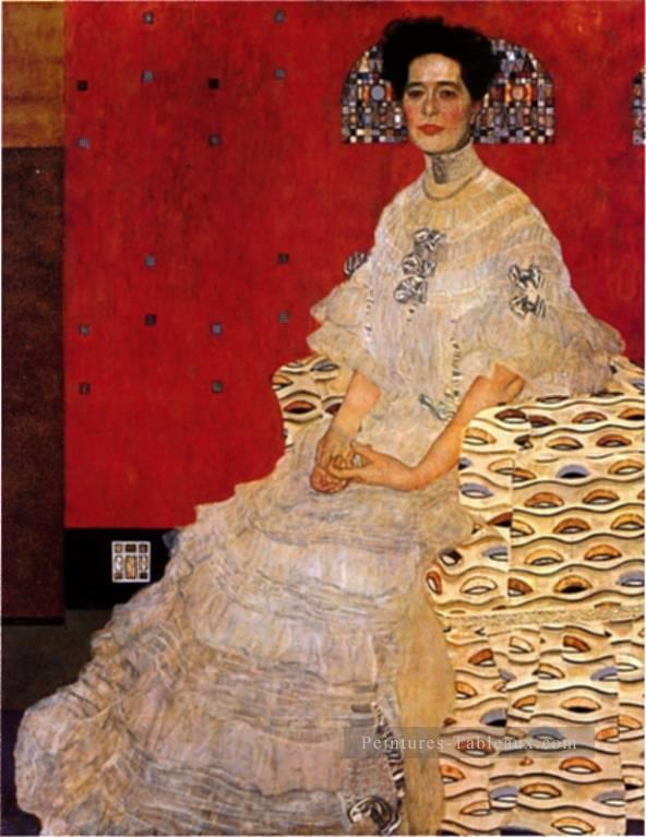 Bildnis Fritza Riedler 1906 symbolisme Gustav Klimt Peintures à l'huile